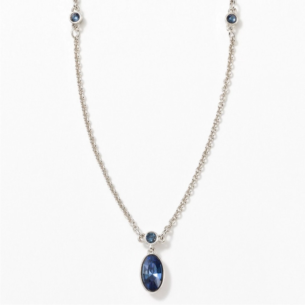 Touchstone Crystal  Necklace with Blue Accents